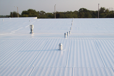 Uvalde Community Center, Uvalde, Texas, Combination Elastomeric Coating and Sheet Metal Work